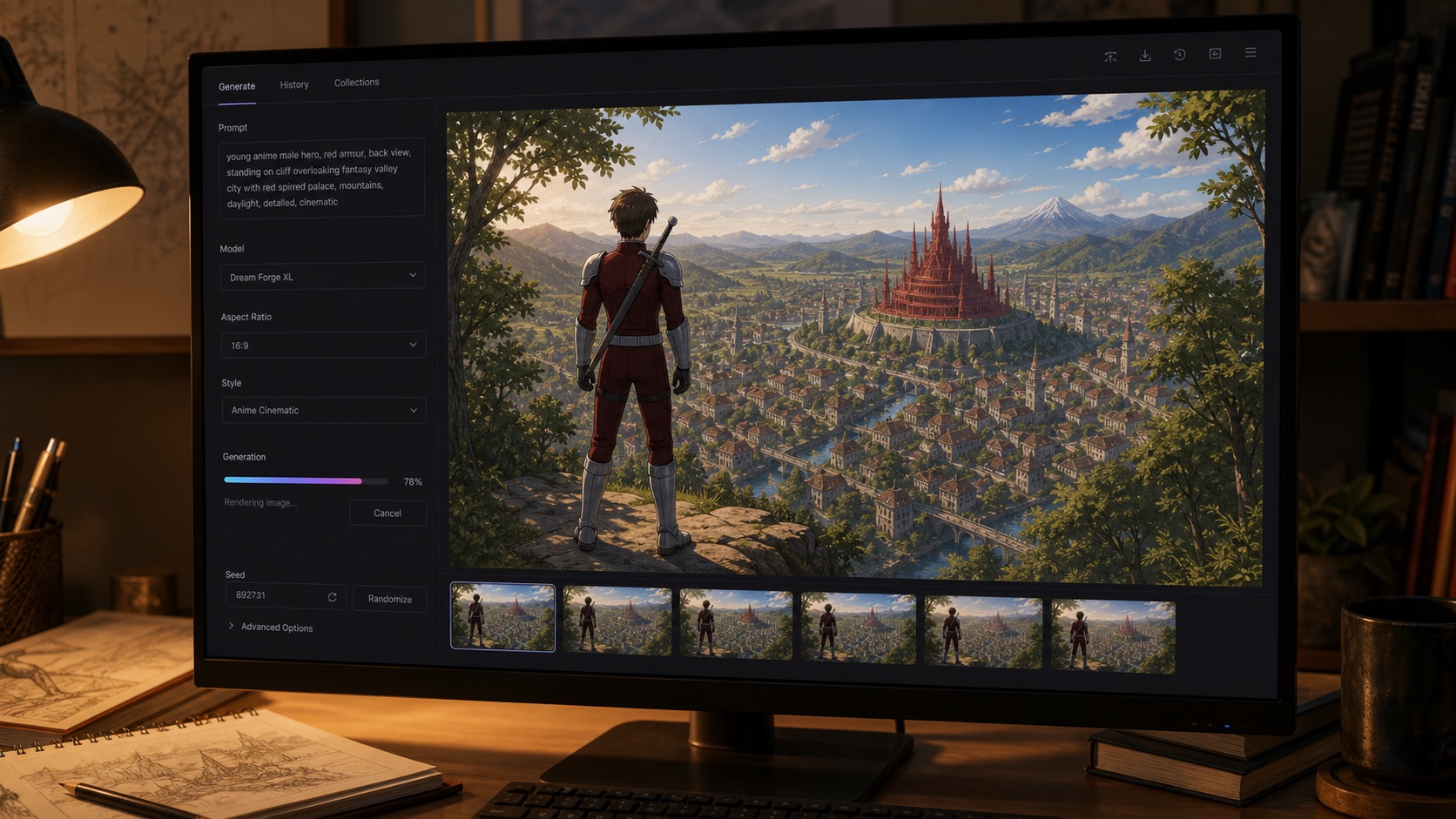 Production Screen