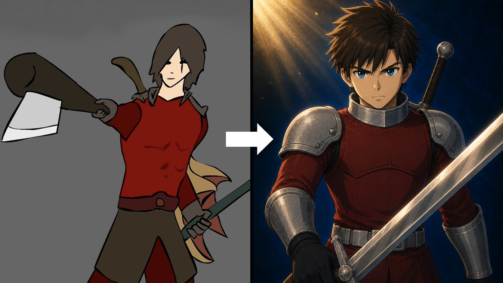 Before After